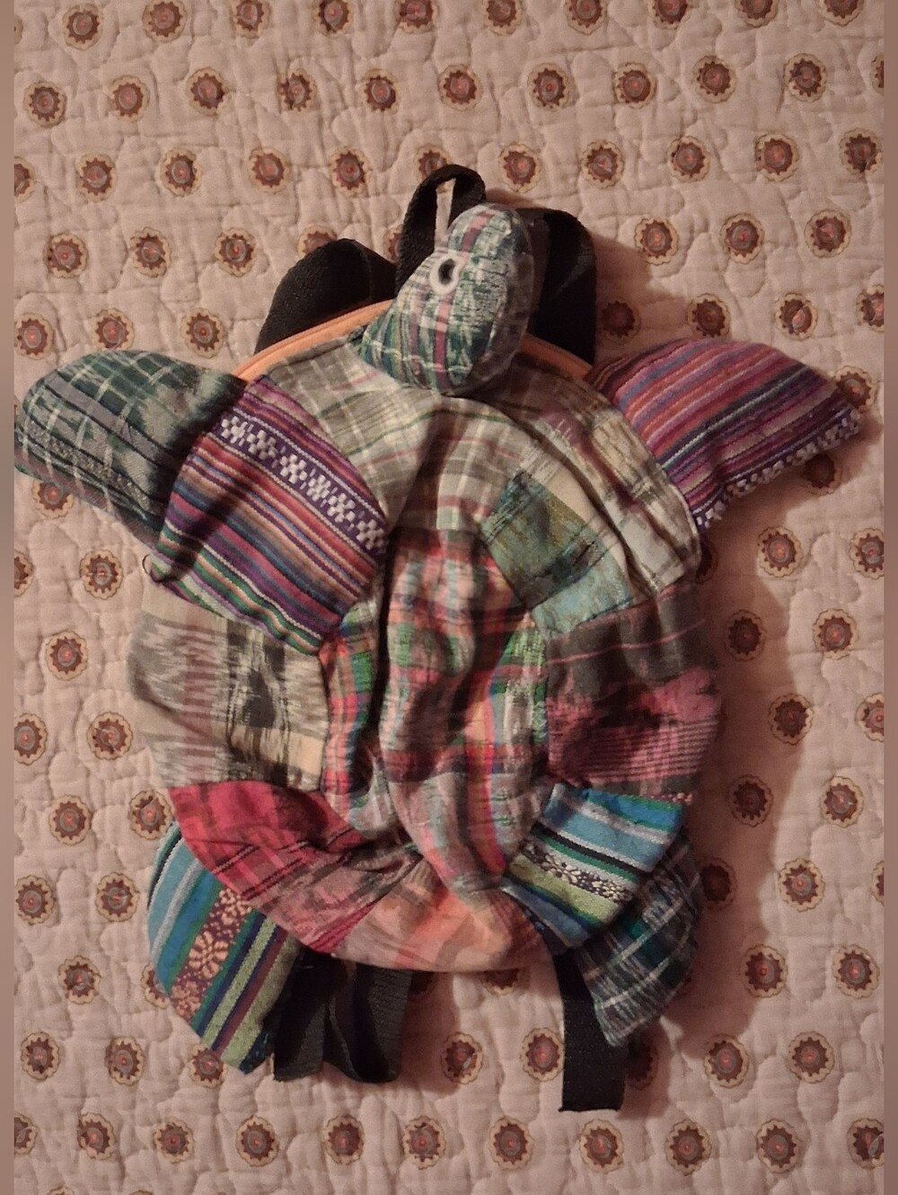 Patchwork Turtle Backpack